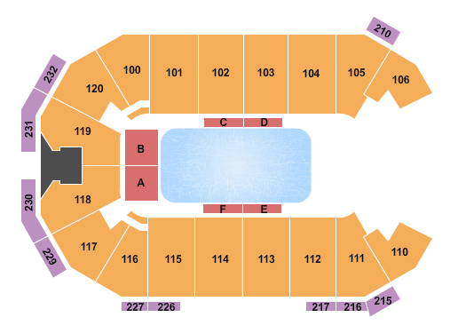 Akins Arena Frozen Seating Chart