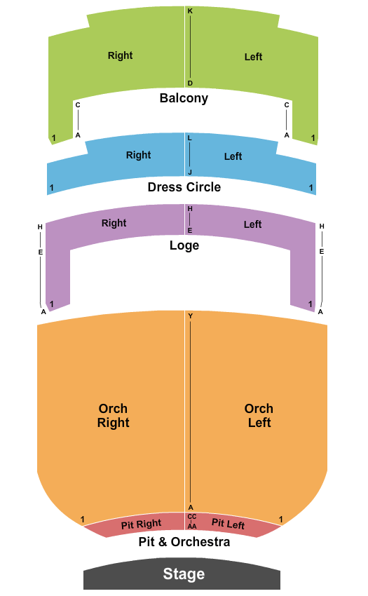 Atlanta Symphony Hall Frozen Seating Chart