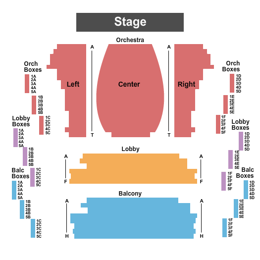 Byers Theatre Frozen Seating Chart